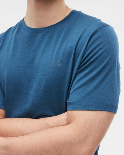 Mens Merino T-Shirt Deep Sea