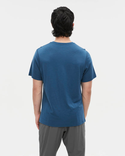 Mens Merino T-Shirt Deep Sea