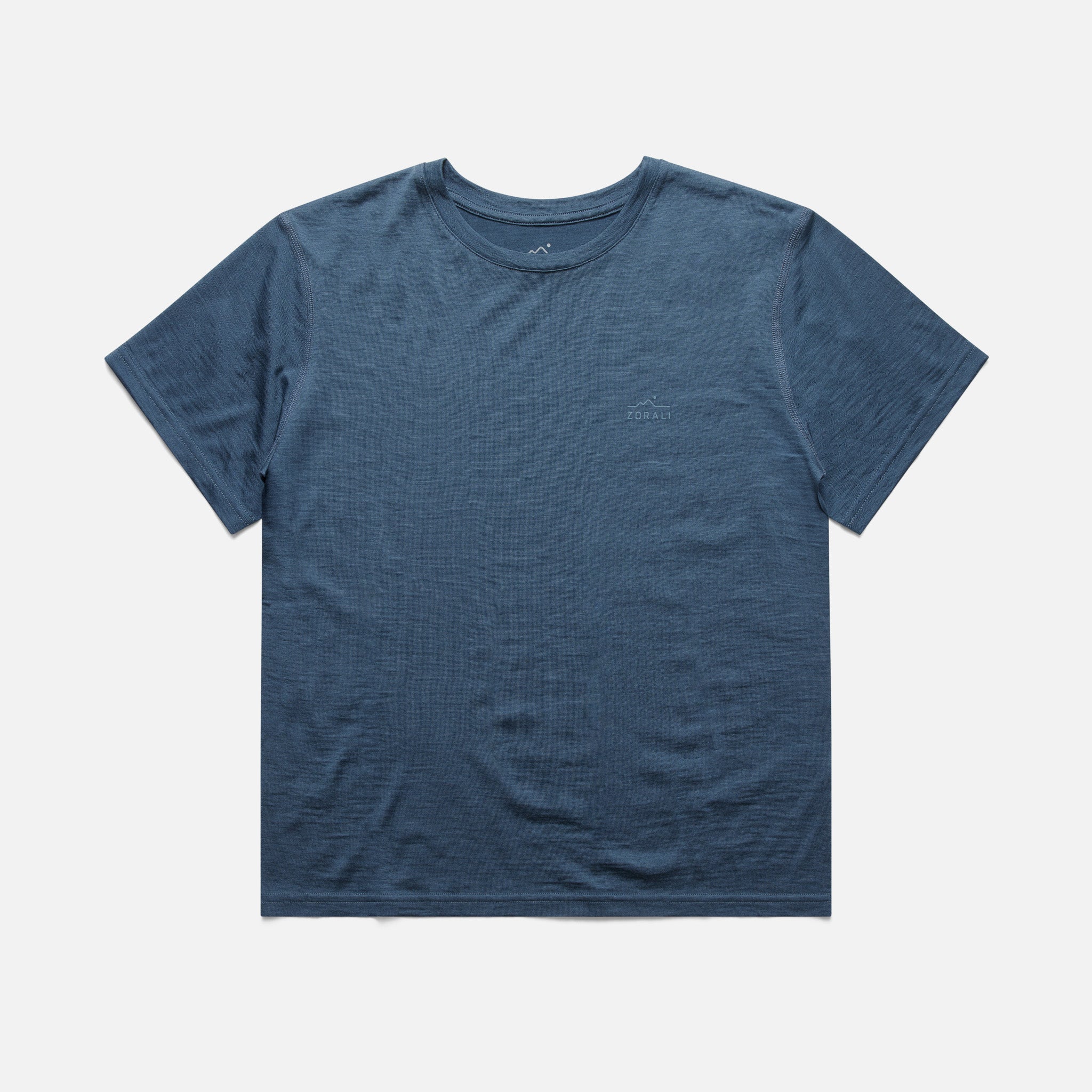 Womens Merino T-Shirt Blue