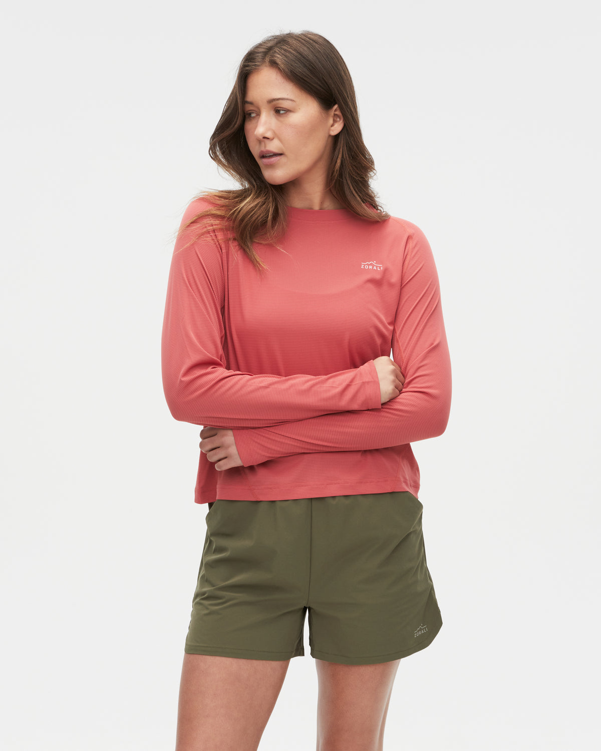 Women's Daylight™ Long Sleeve T-Shirt Mineral Red, view 3