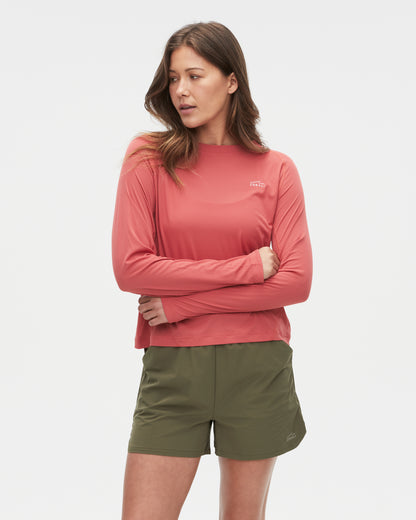Women's Daylight™ Long Sleeve T-Shirt Mineral Red, view 3