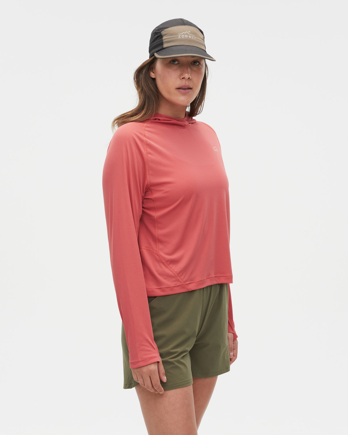 Women's Daylight™ Sun Hoody Mineral Red, view 3