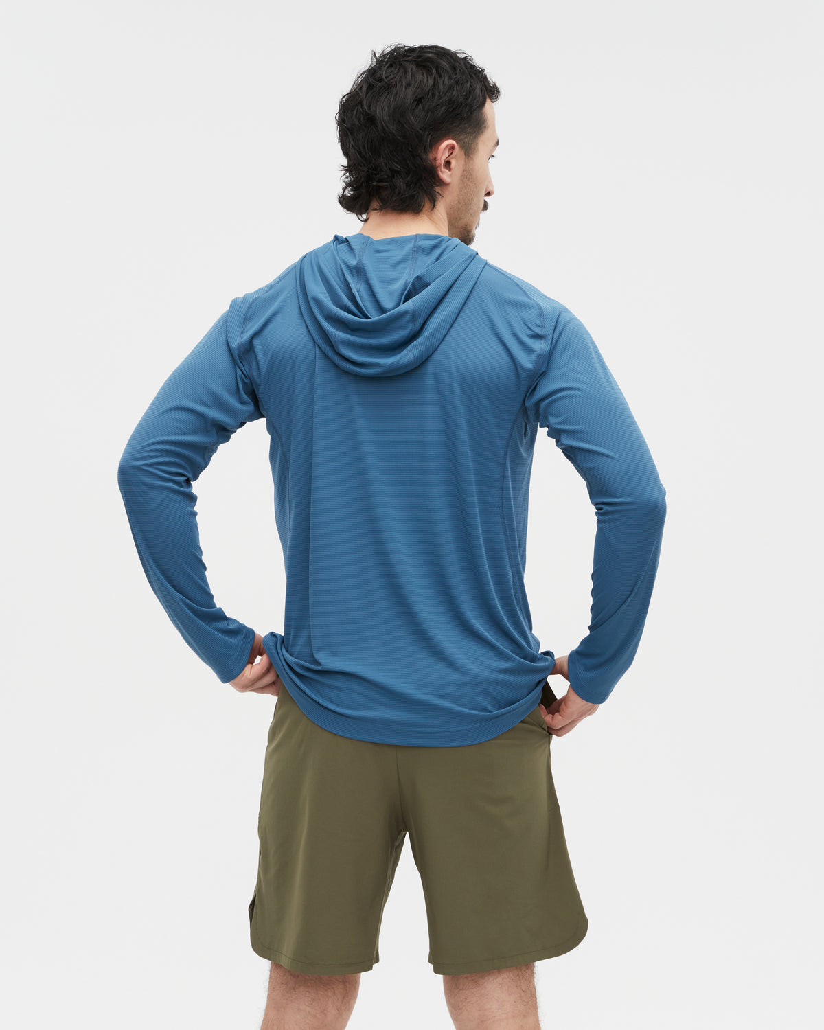 Men's Daylight™ Sun Hoody Tasman Blue, view 7