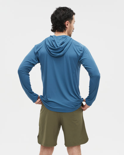 Men's Daylight™ Sun Hoody Tasman Blue, view 7