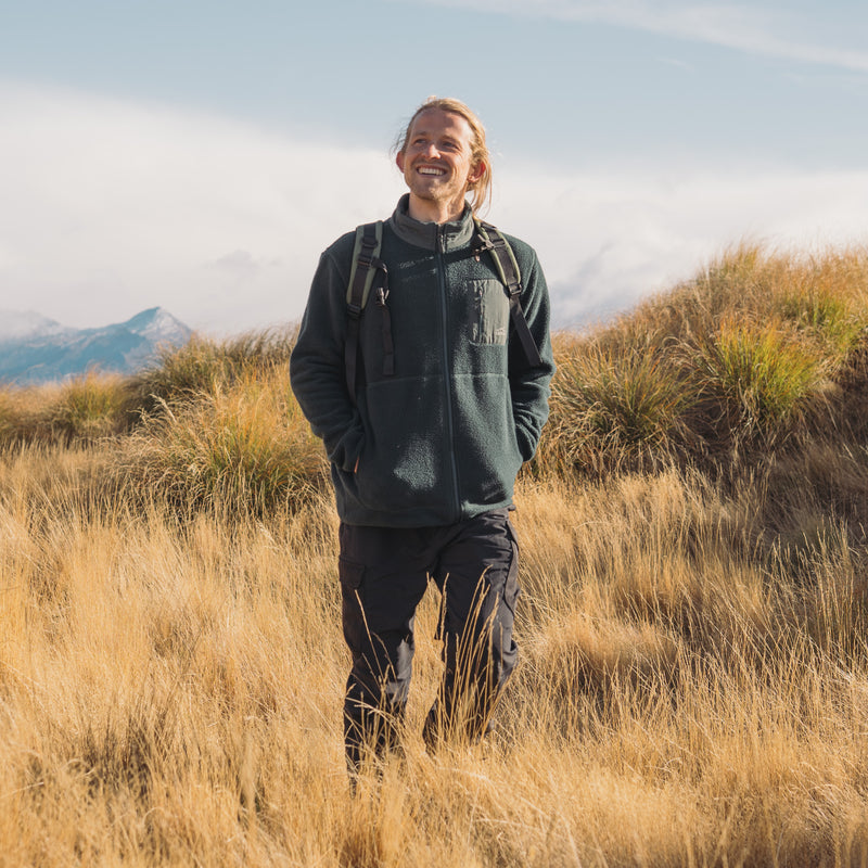 Cosy Camp Fleece Pine Green