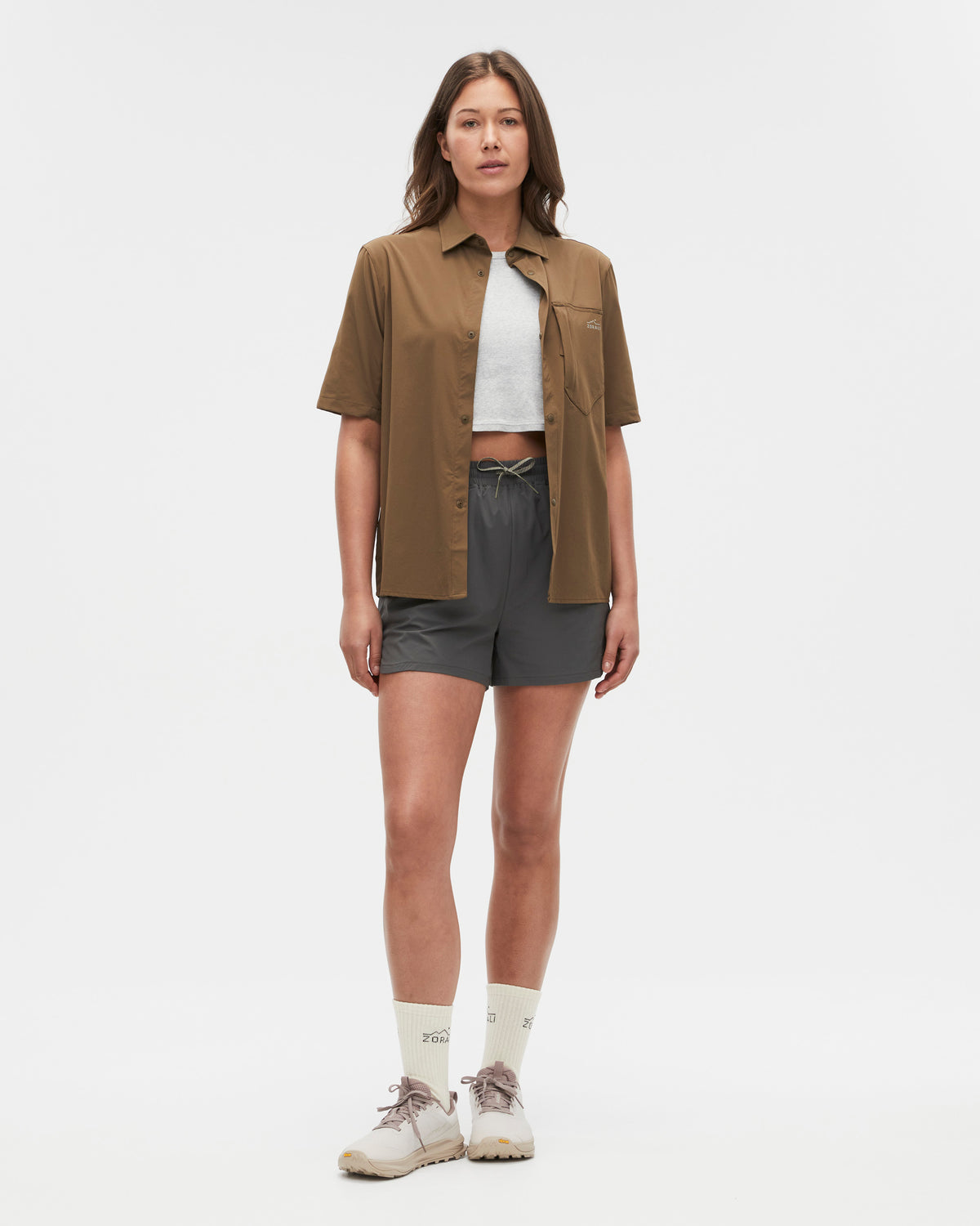 Unisex Daylight™ Technical Short Sleeve Shirt Teak, view 4