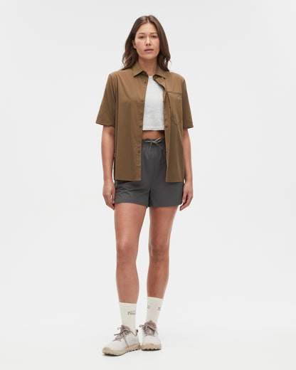 Unisex Daylight™ Technical Short Sleeve Shirt Teak, view 4
