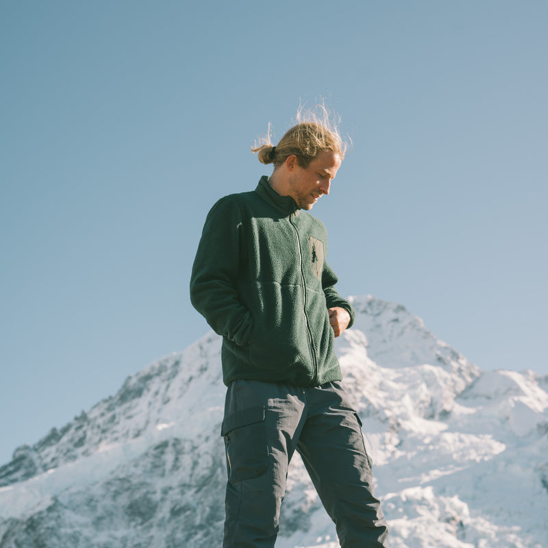 Cosy Camp Fleece Pine Green