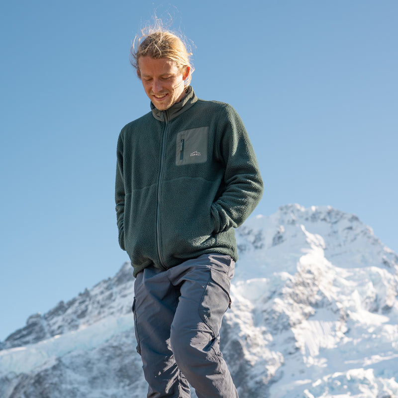 Cosy Camp Fleece Pine Green