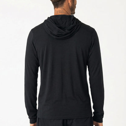 Mens Merino LS Hoody Charcoal