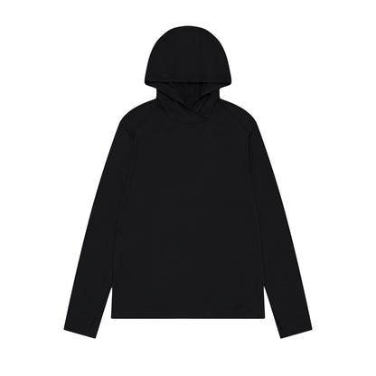 Mens Merino LS Hoody Charcoal