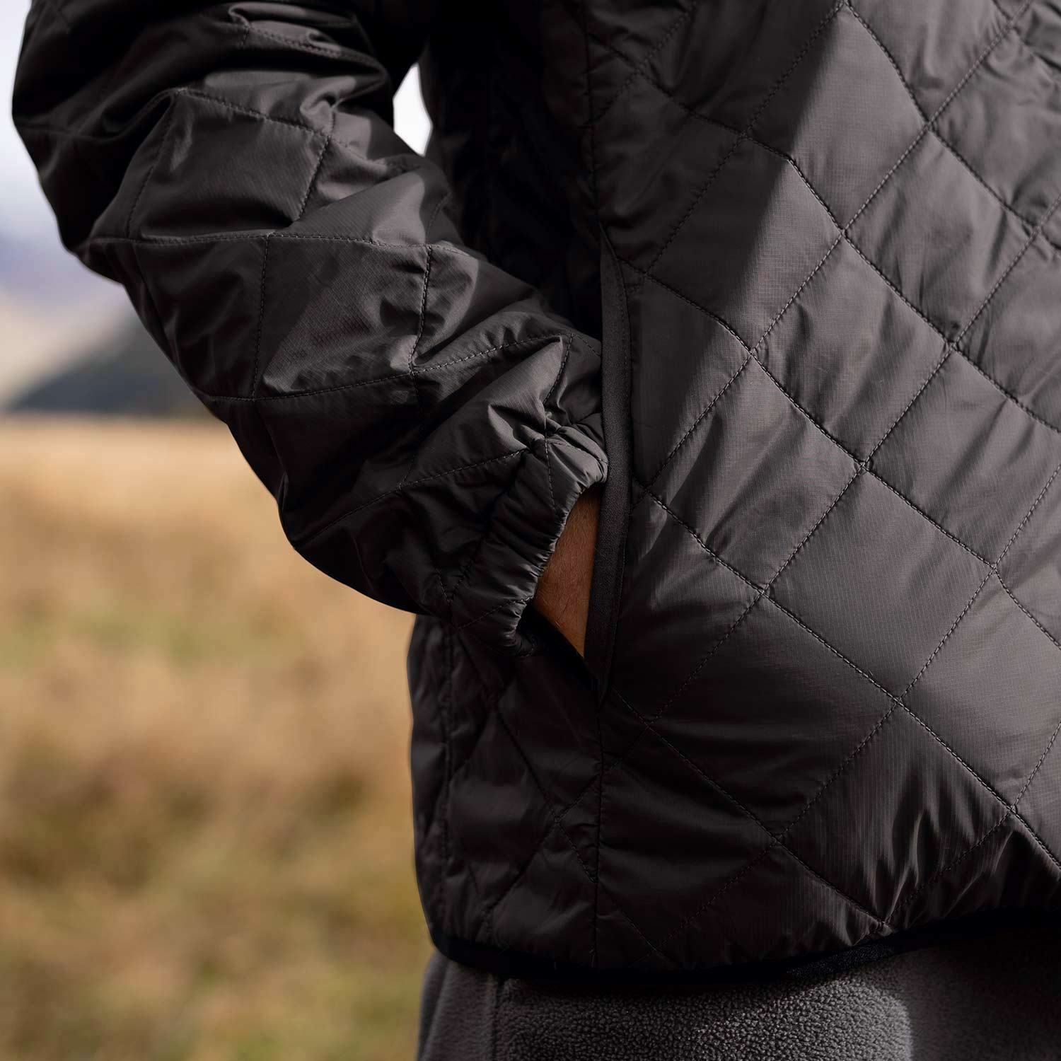 Mens Insulated Jacket Black