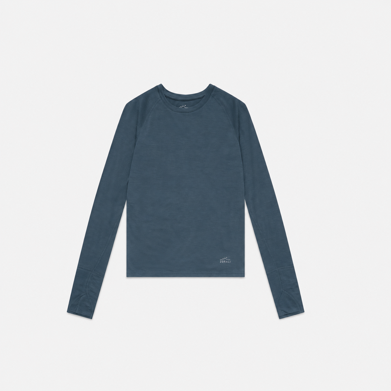 Womens Merino LS Base Layer Deep Sea