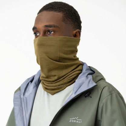 Merino Neck Gaiter Olive