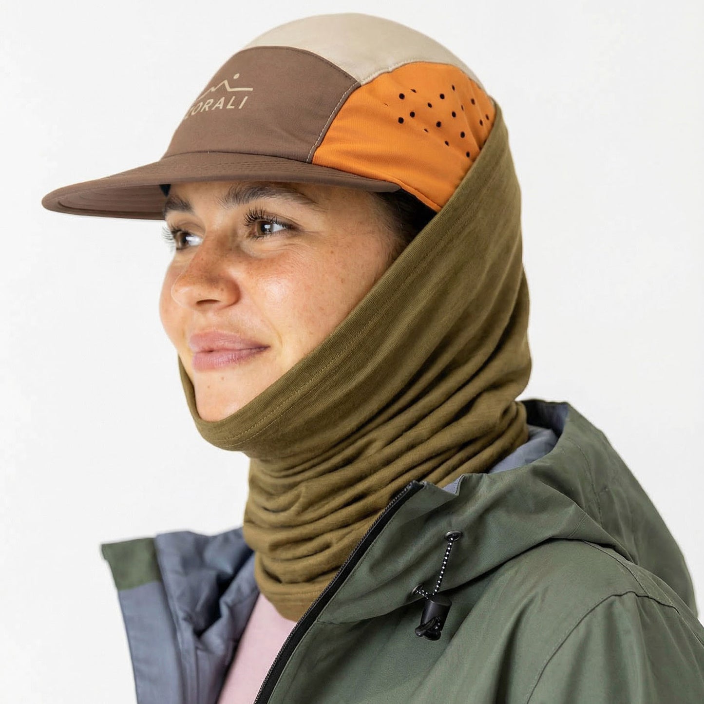 Merino Neck Gaiter Olive