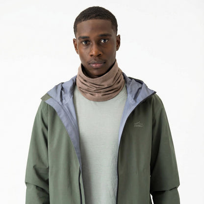 Merino Neck Gaiter Stone Marle