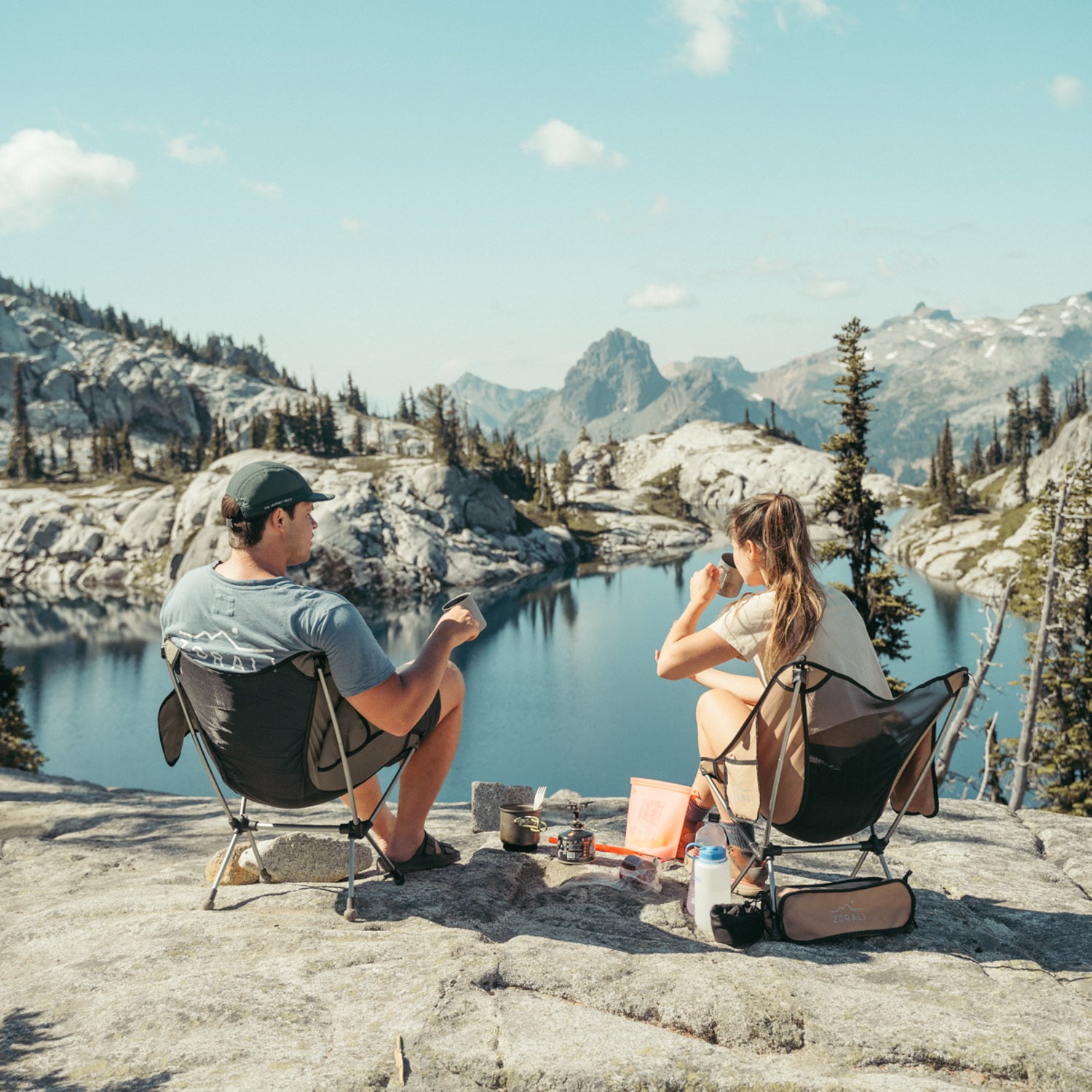 TrekReady Camp Chair Olive Zorali