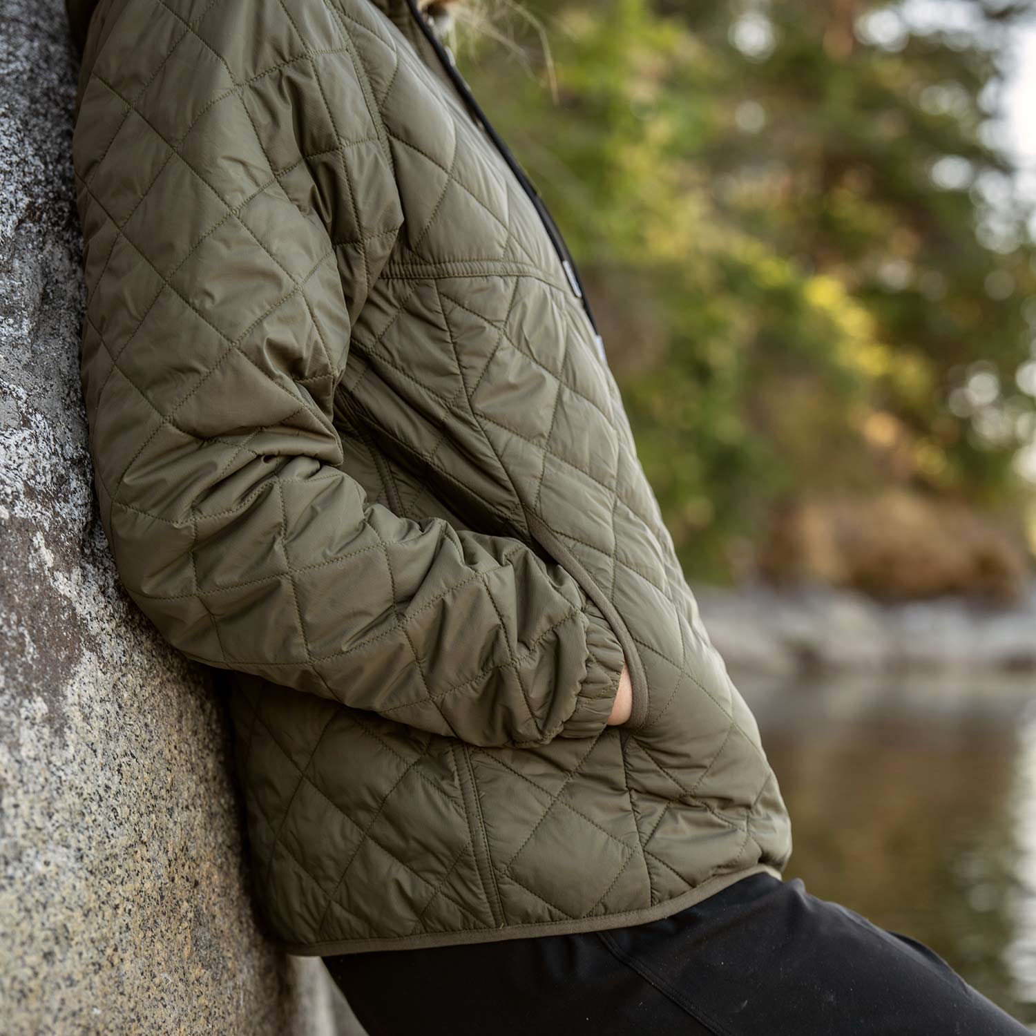 Womens Insulated Jacket Olive