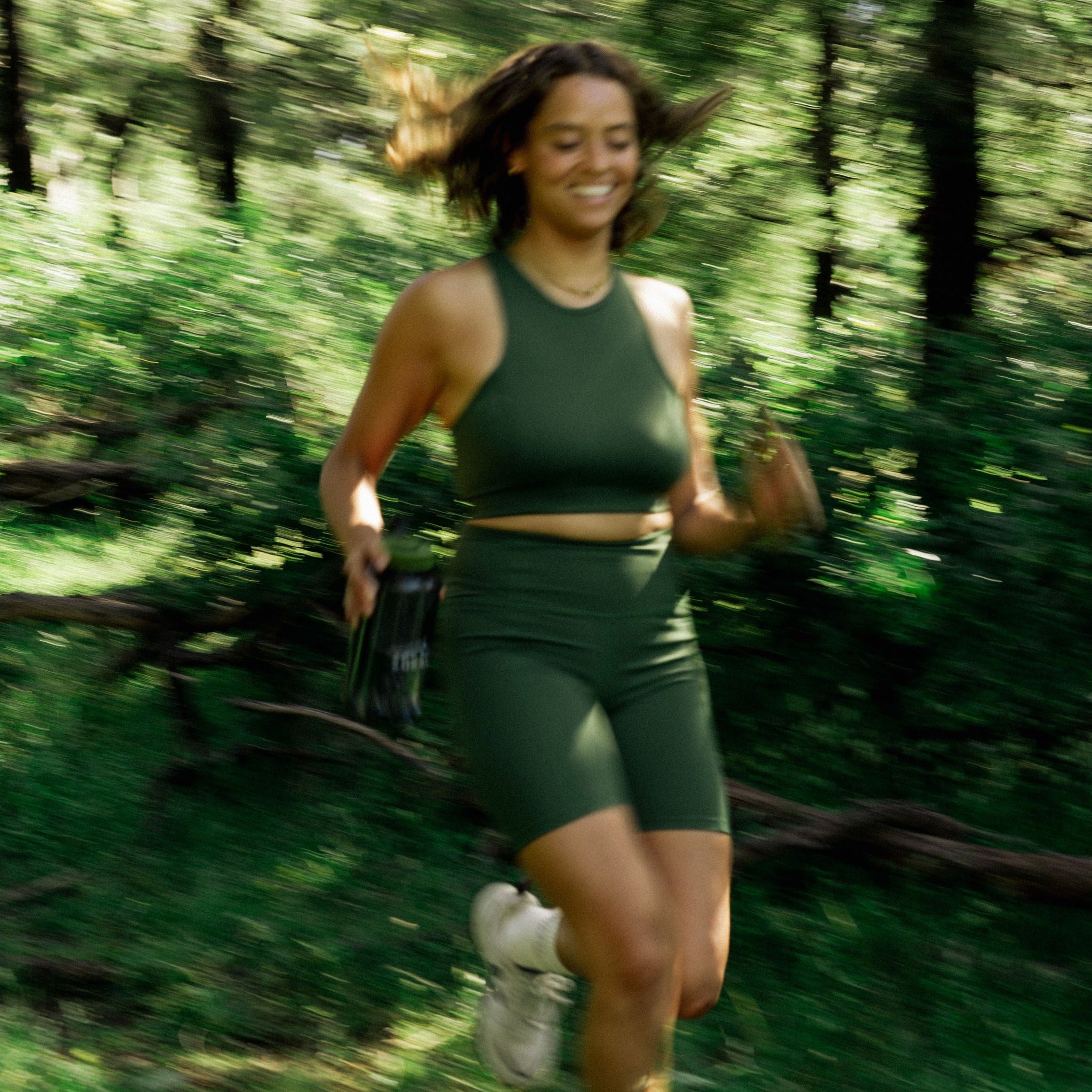 Womens Move Bike Short Olive