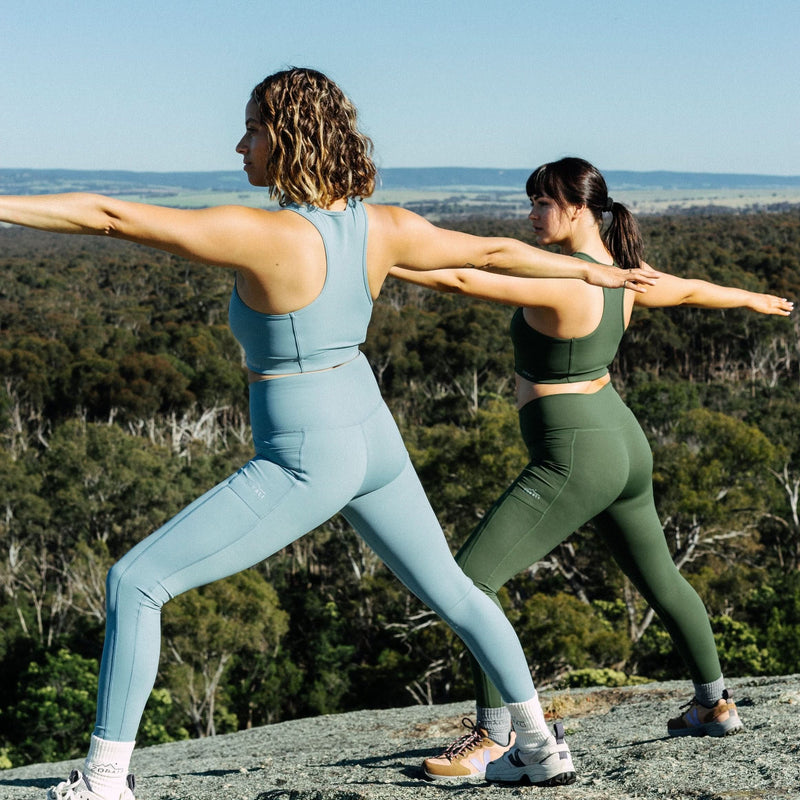 Womens Move Leggings Sky Blue