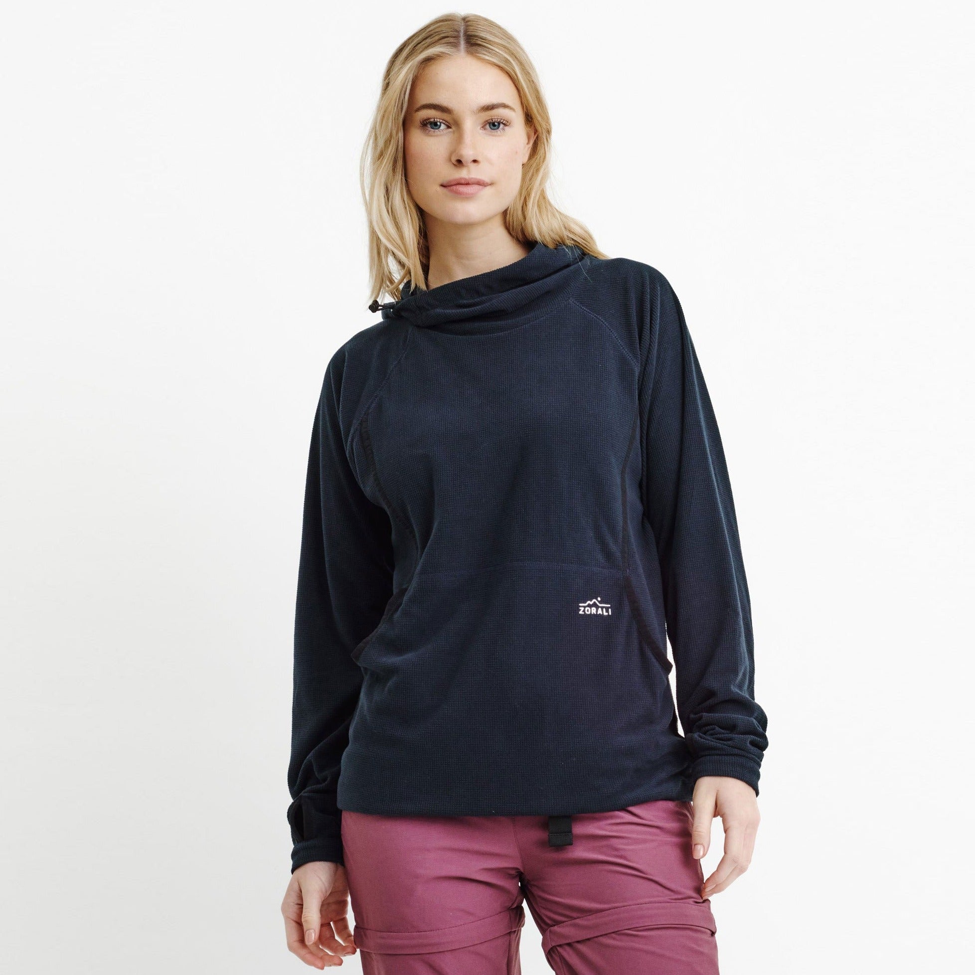 Womens Air-Grid Fleece Navy