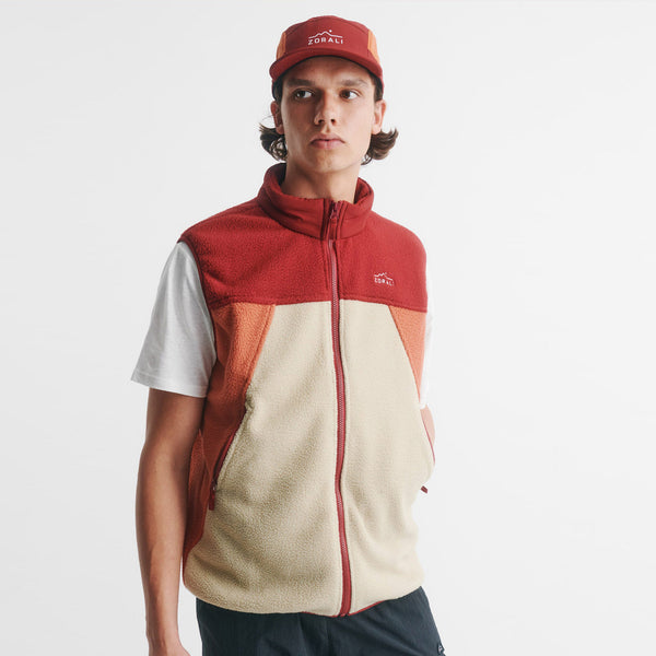 Retro Panel Vest Hillier Salt