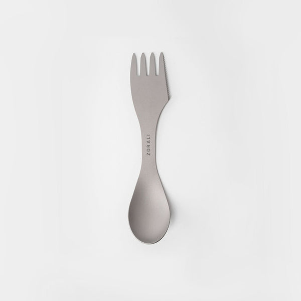 Trek-ready Titanium 3-in-1 Spork