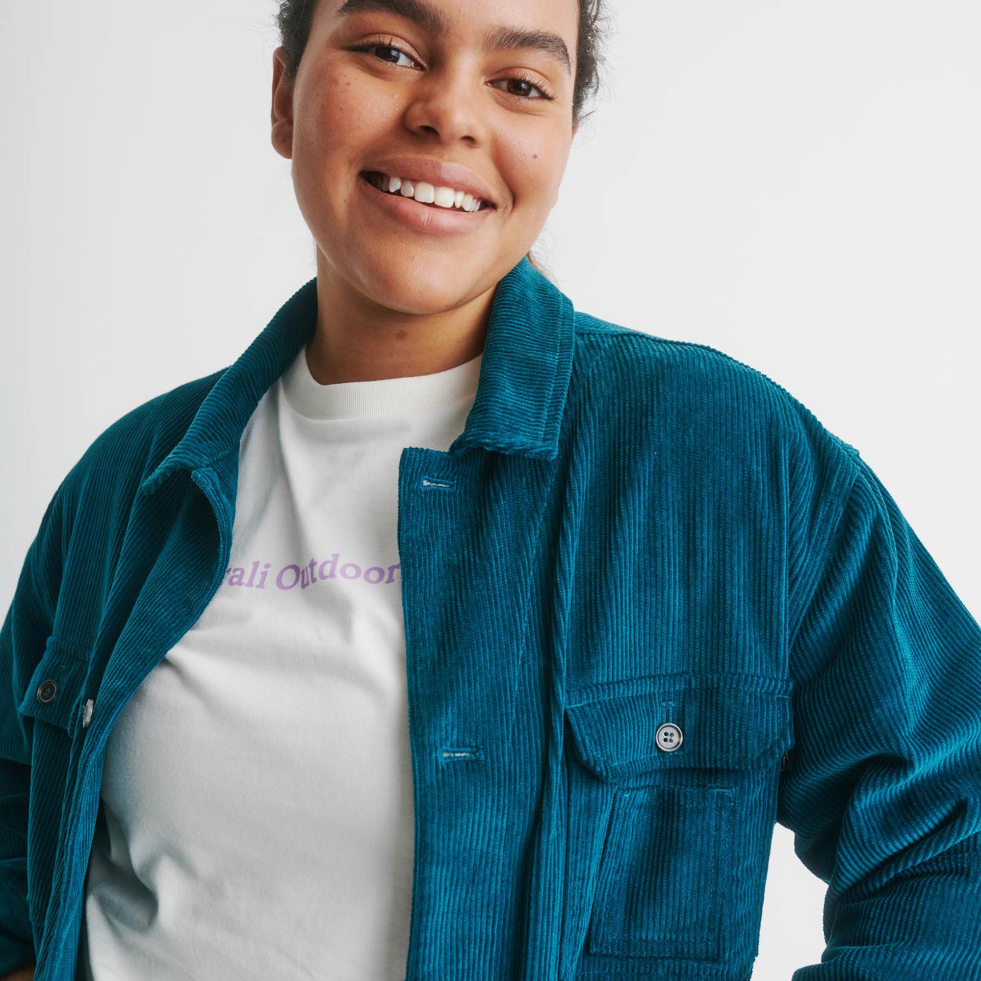 Organic Camp Jacket Ocean Blue
