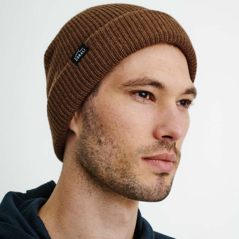 Merino Beanie Brown