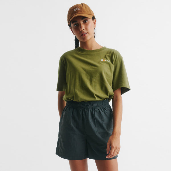 Womens Relaxed Recycled Short Black
