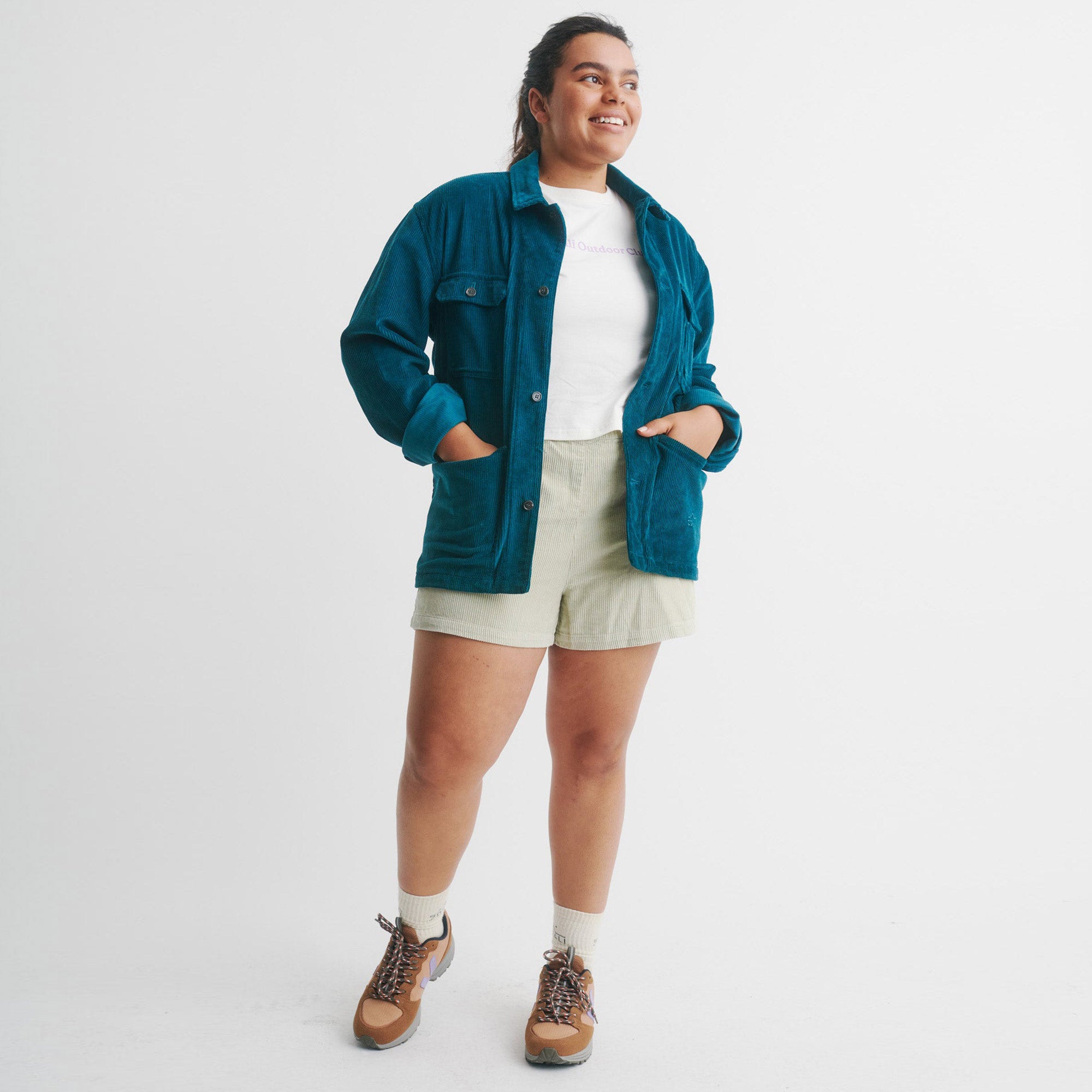 Organic Camp Jacket Ocean Blue