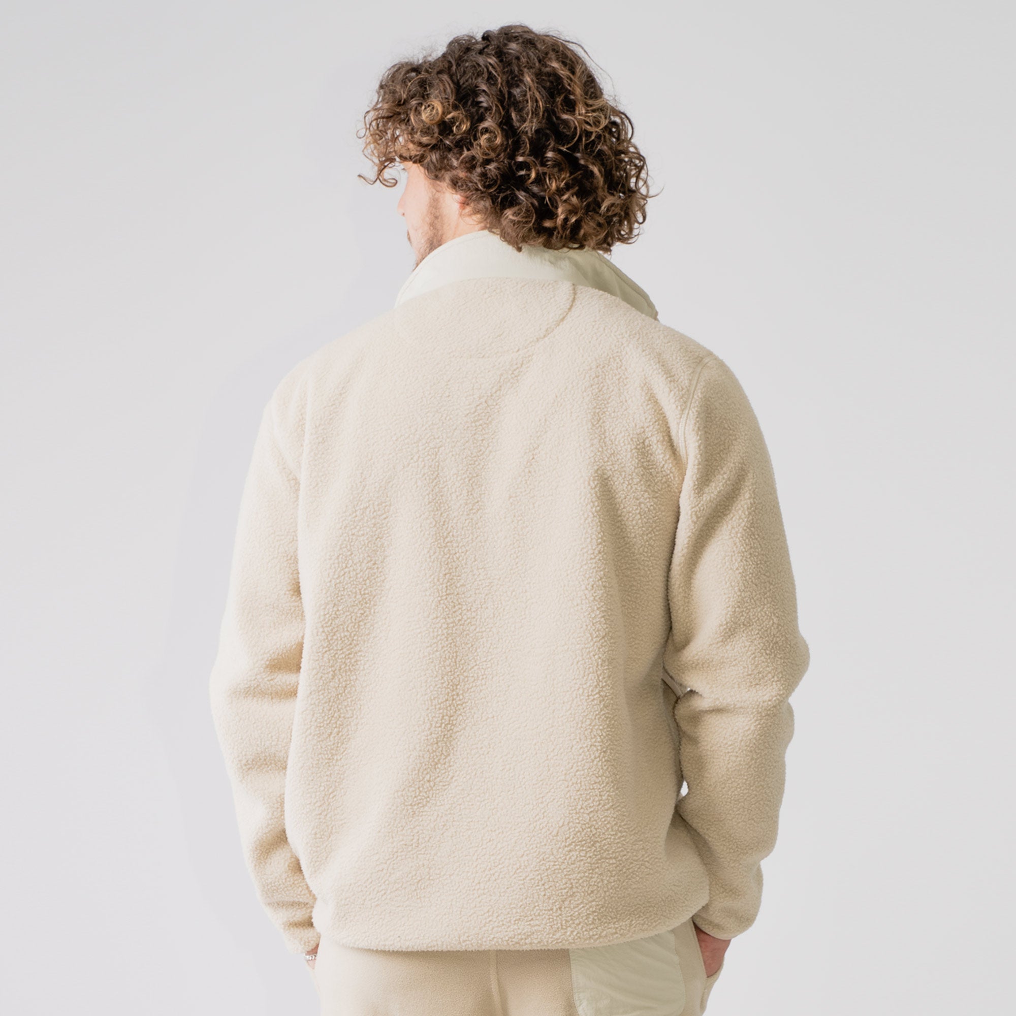 Camp fleece sherpa cardigan sales