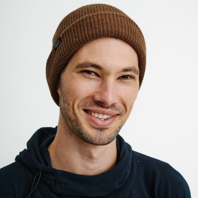 Merino Beanie Brown