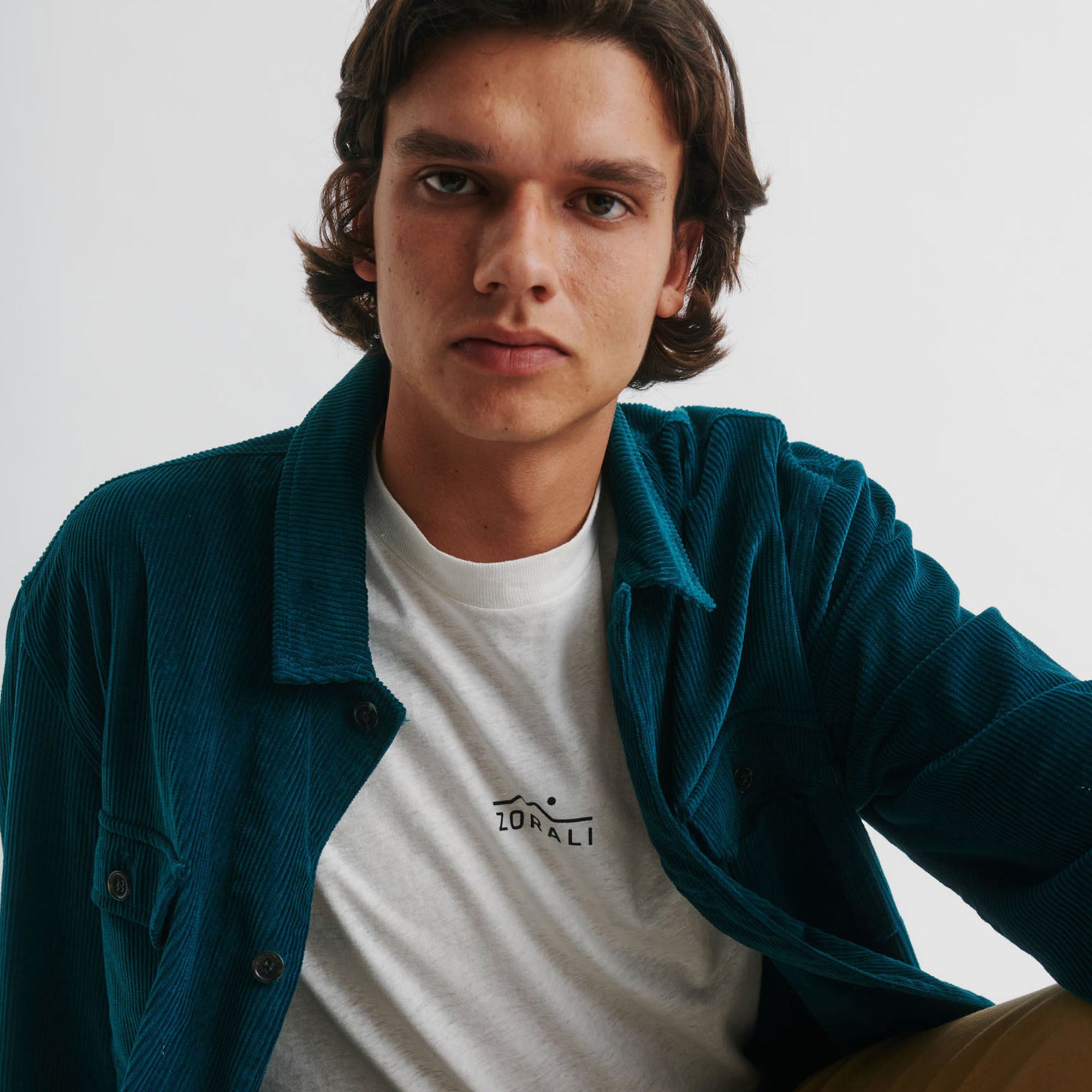 Organic Camp Jacket Ocean Blue