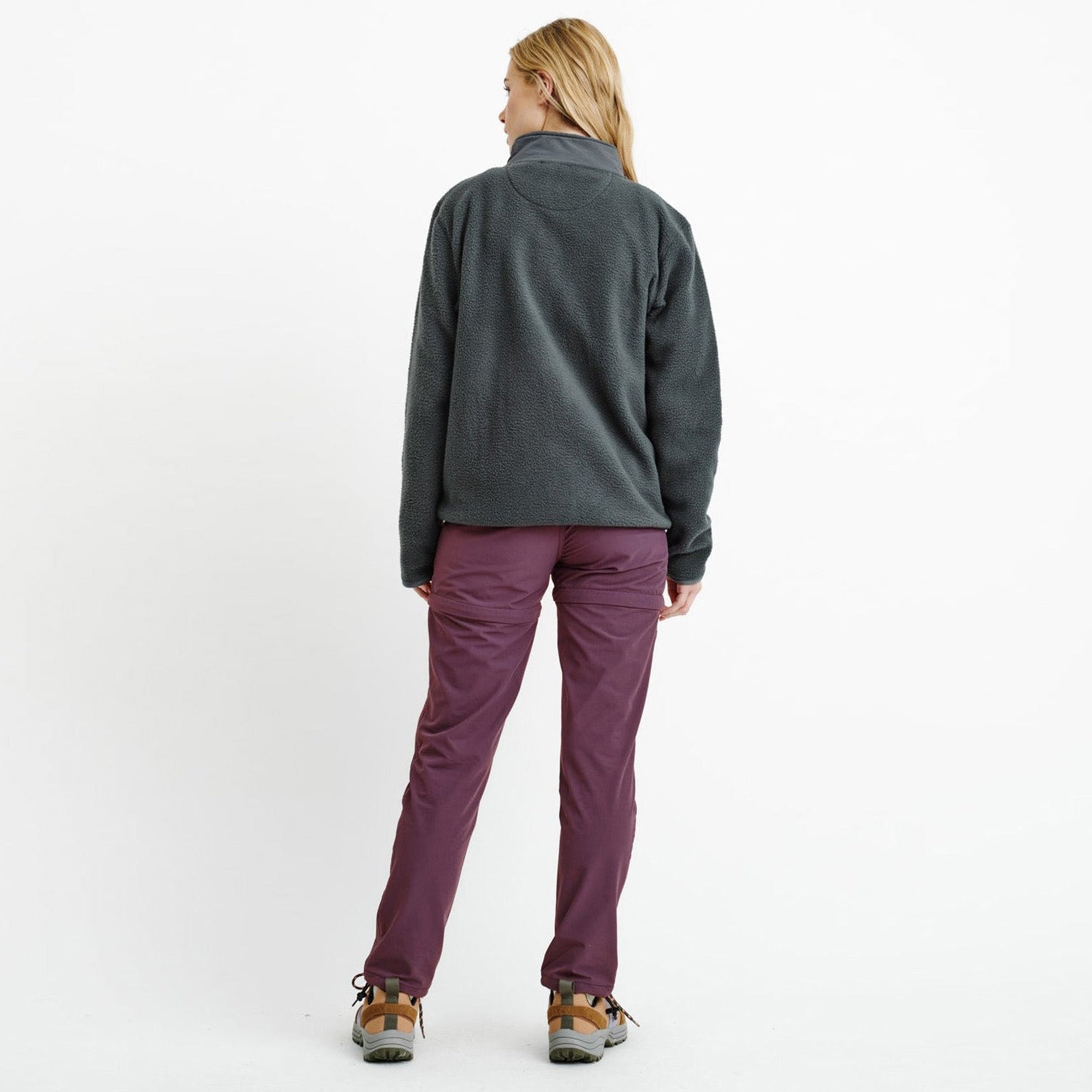 Womens Cosy Camp Fleece Stone Grey