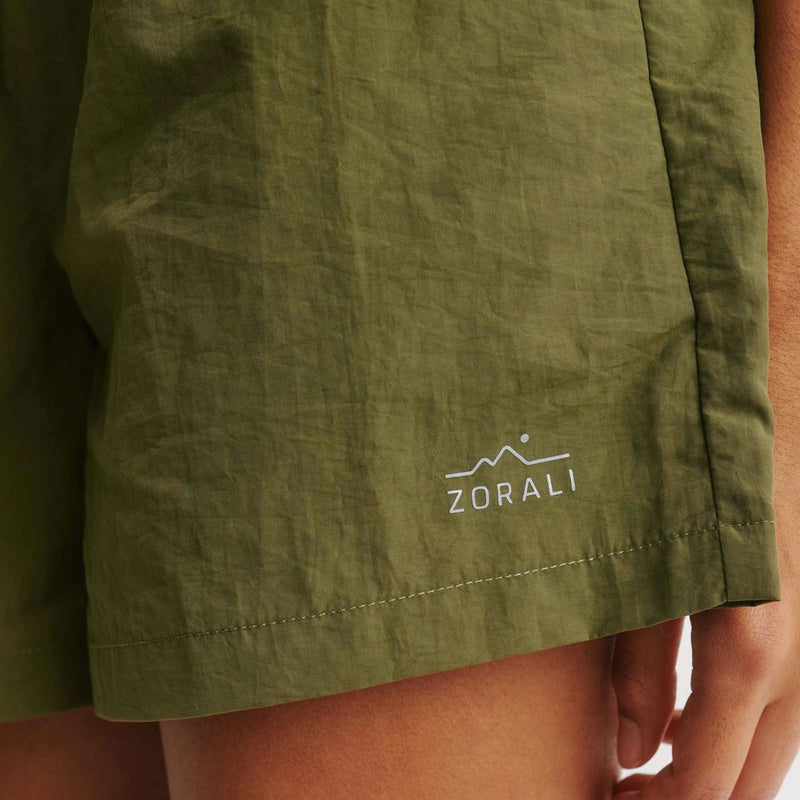 Womens Relaxed Recycled Short Olive