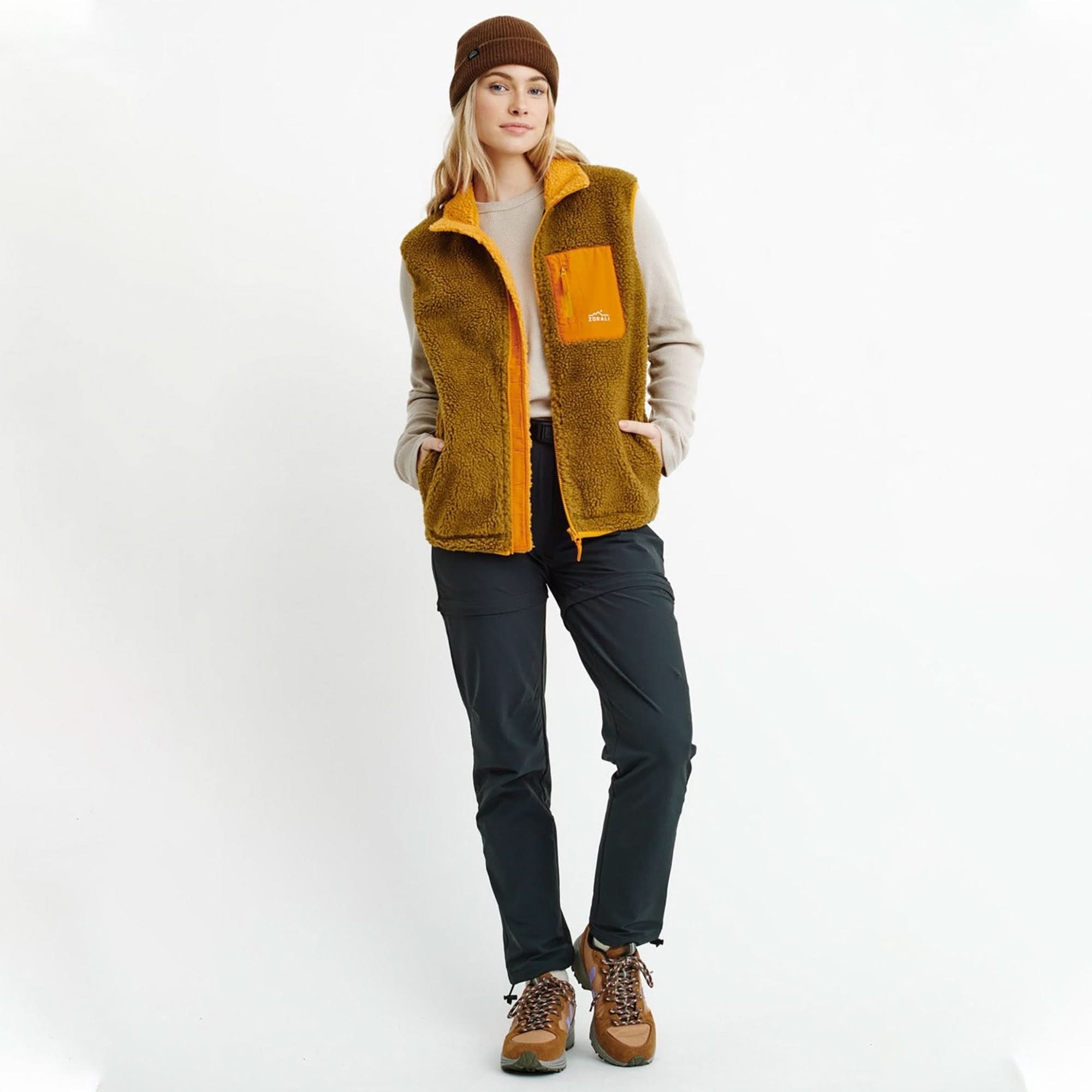 Womens Retro Recycled Vest Yellowstone