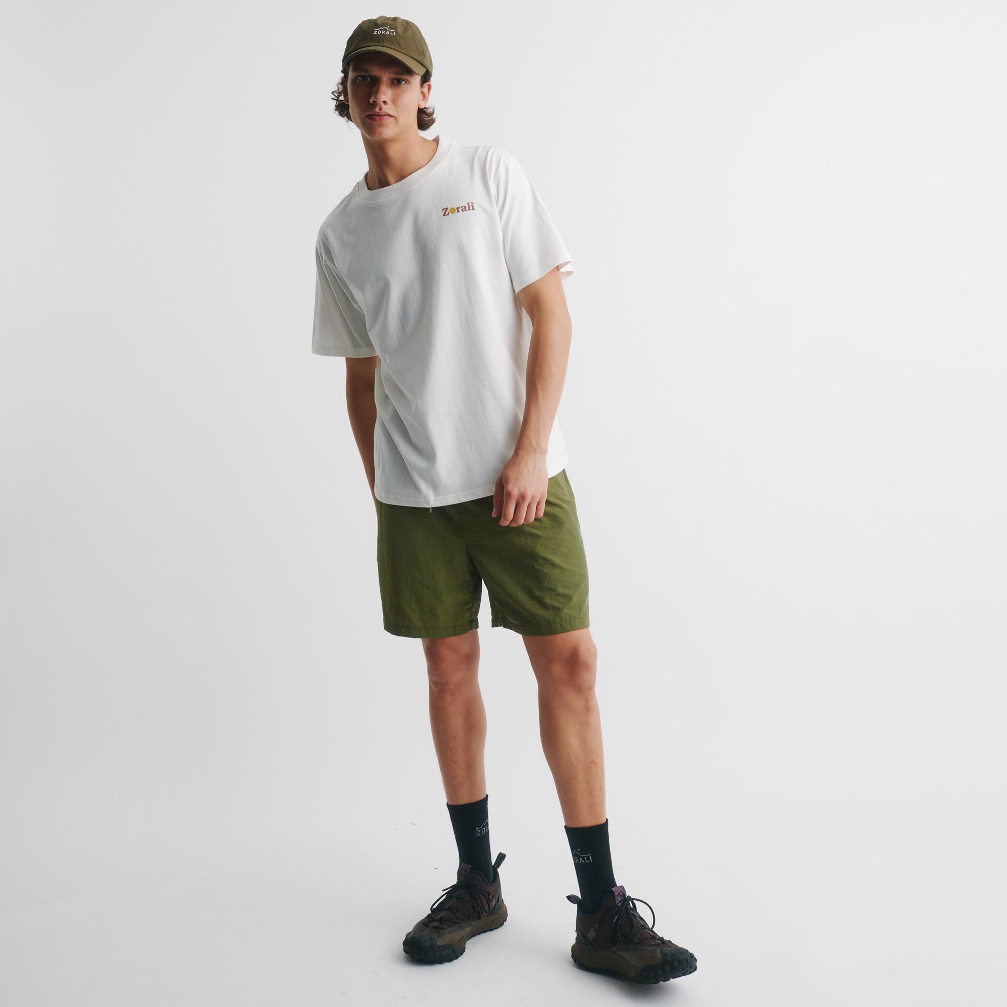 Mens Rugged Recycled Short Olive