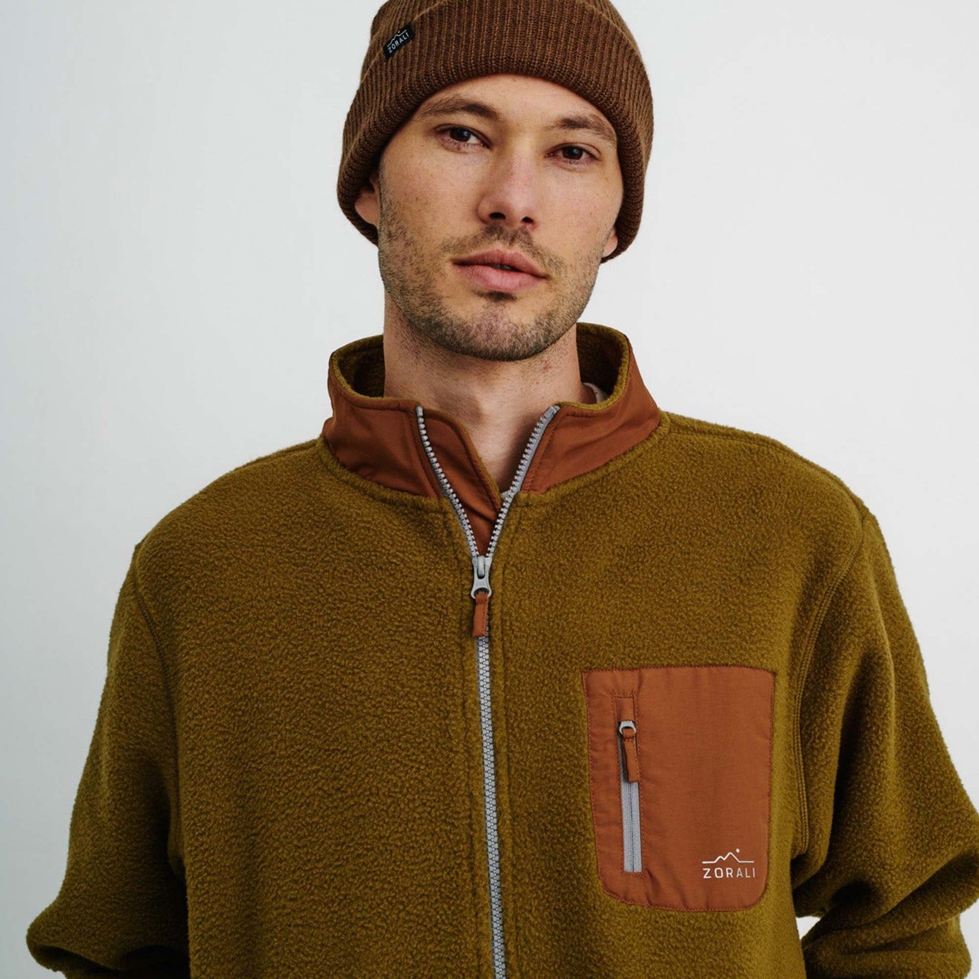 Mens Cosy Camp Fleece River Moss