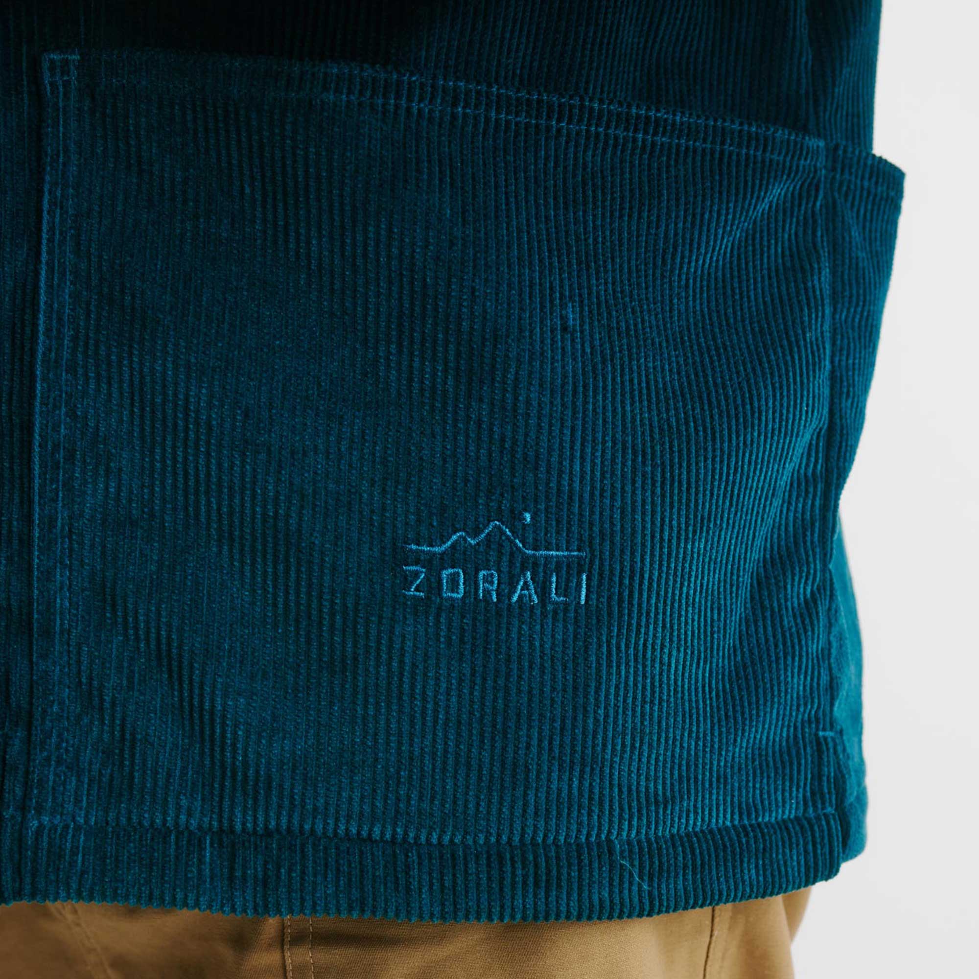 Organic Camp Jacket Ocean Blue