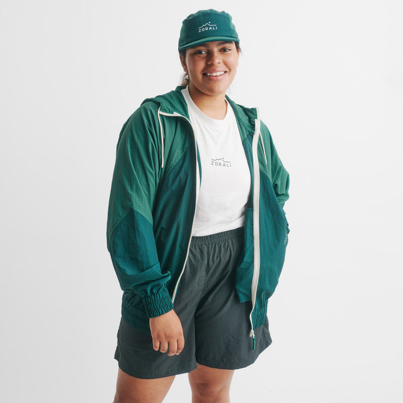 Retro Shell Jacket Daintree Green