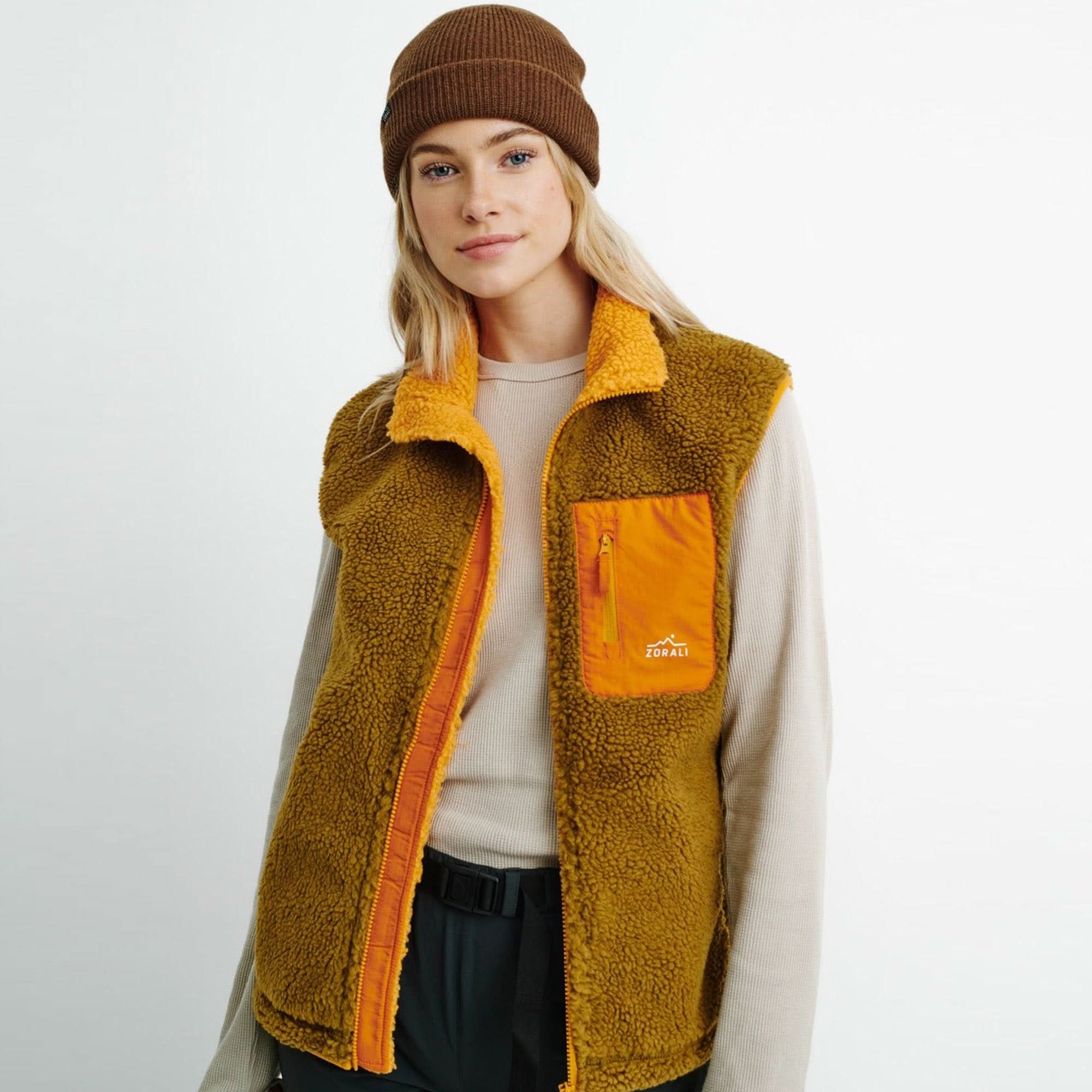 Womens Retro Recycled Vest Yellowstone