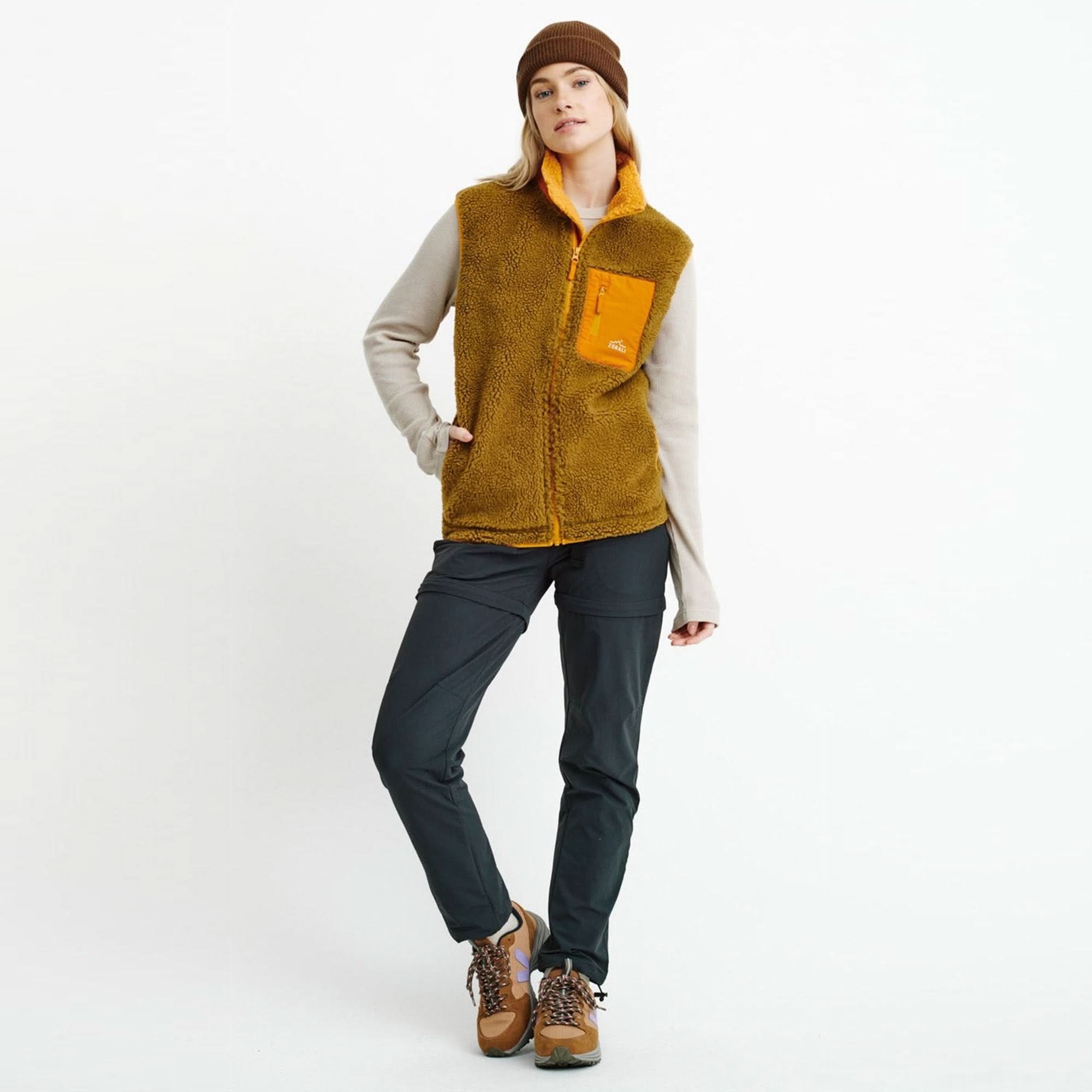 Womens Retro Recycled Vest Yellowstone