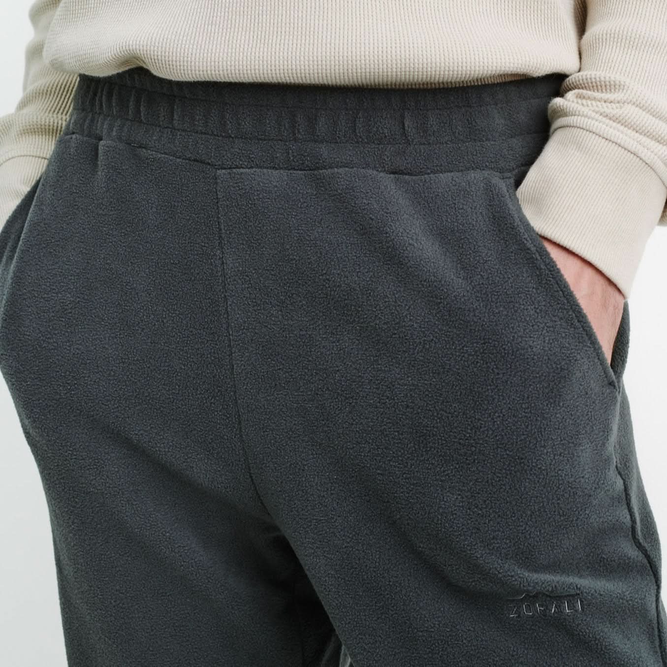 Mens Cosy Sweatpants Stone Grey