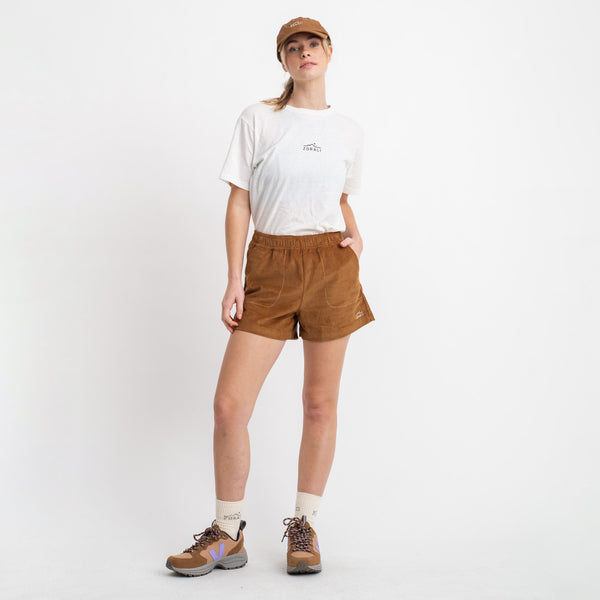 Women's Cord Short Almond
