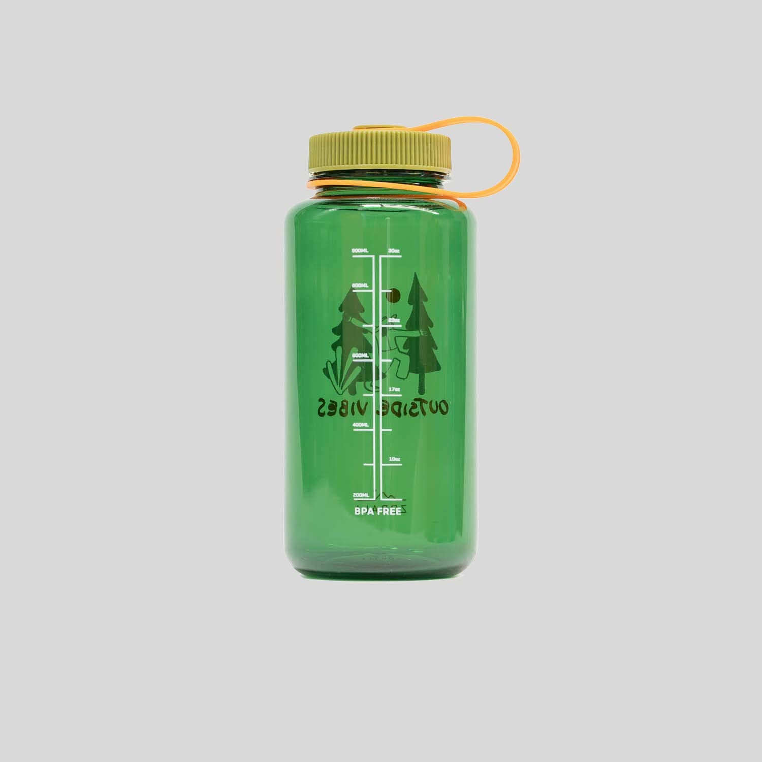 Hike Bottle Outside Vibes Forest Green