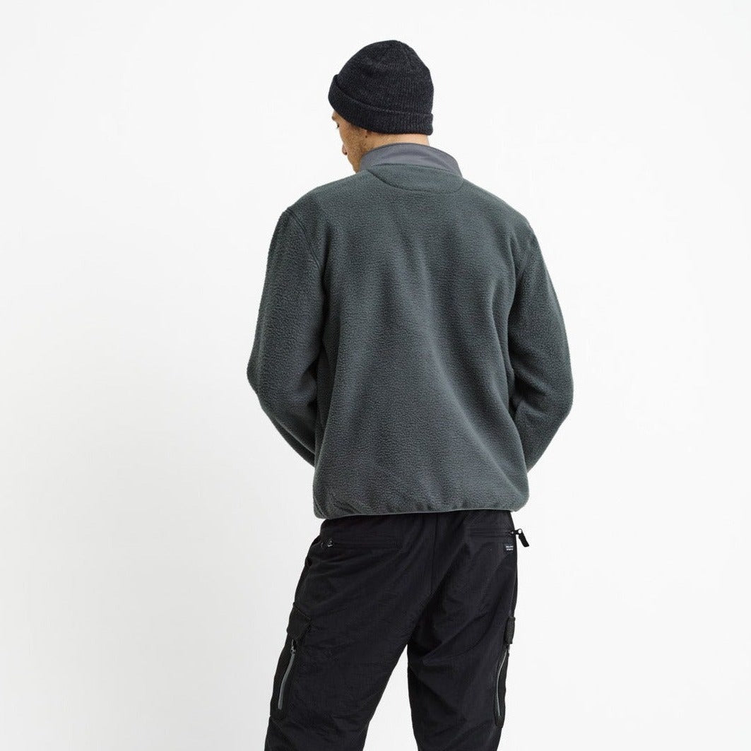 Mens Cosy Camp Fleece Stone Grey