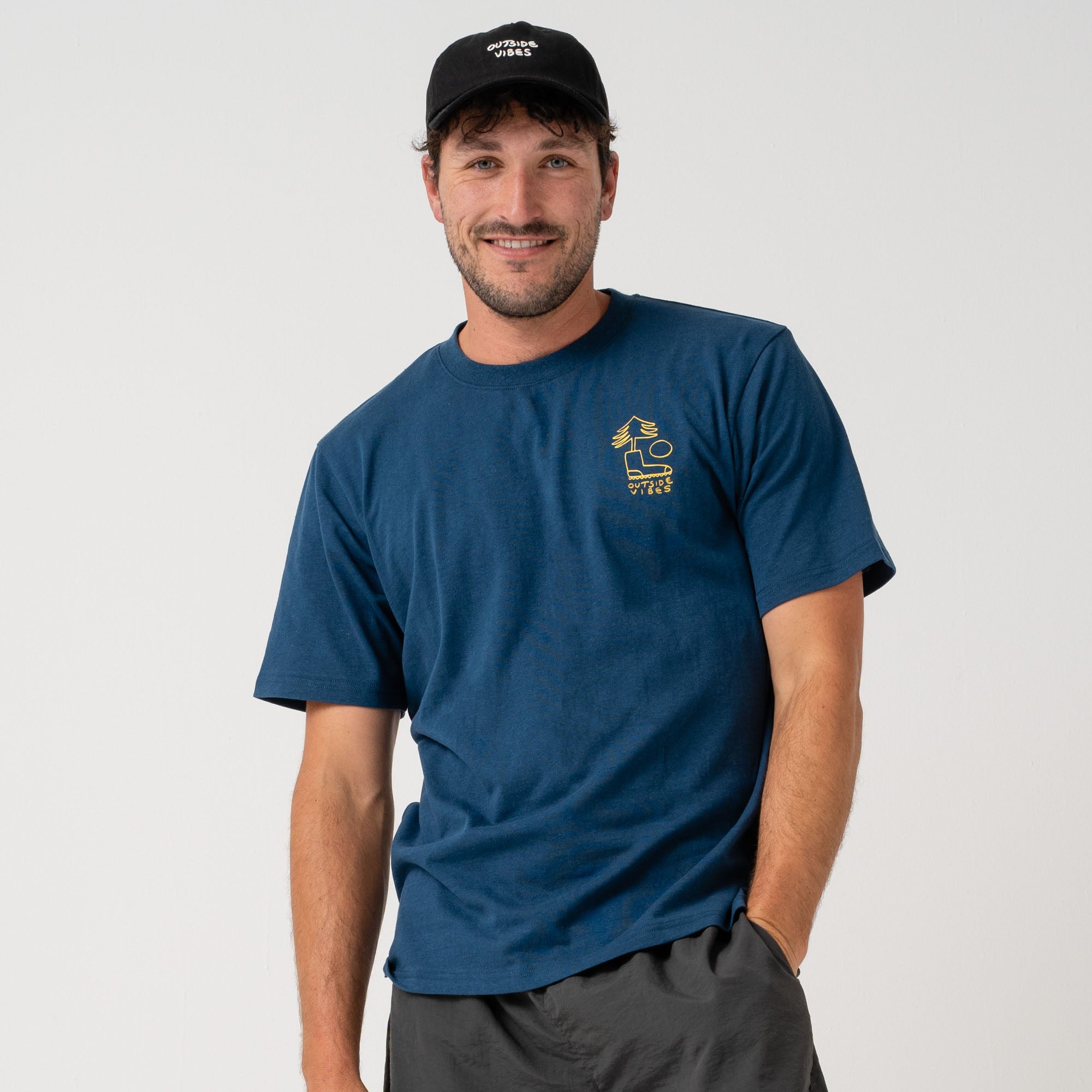 Mens Rest in Nature T-Shirt Indigo