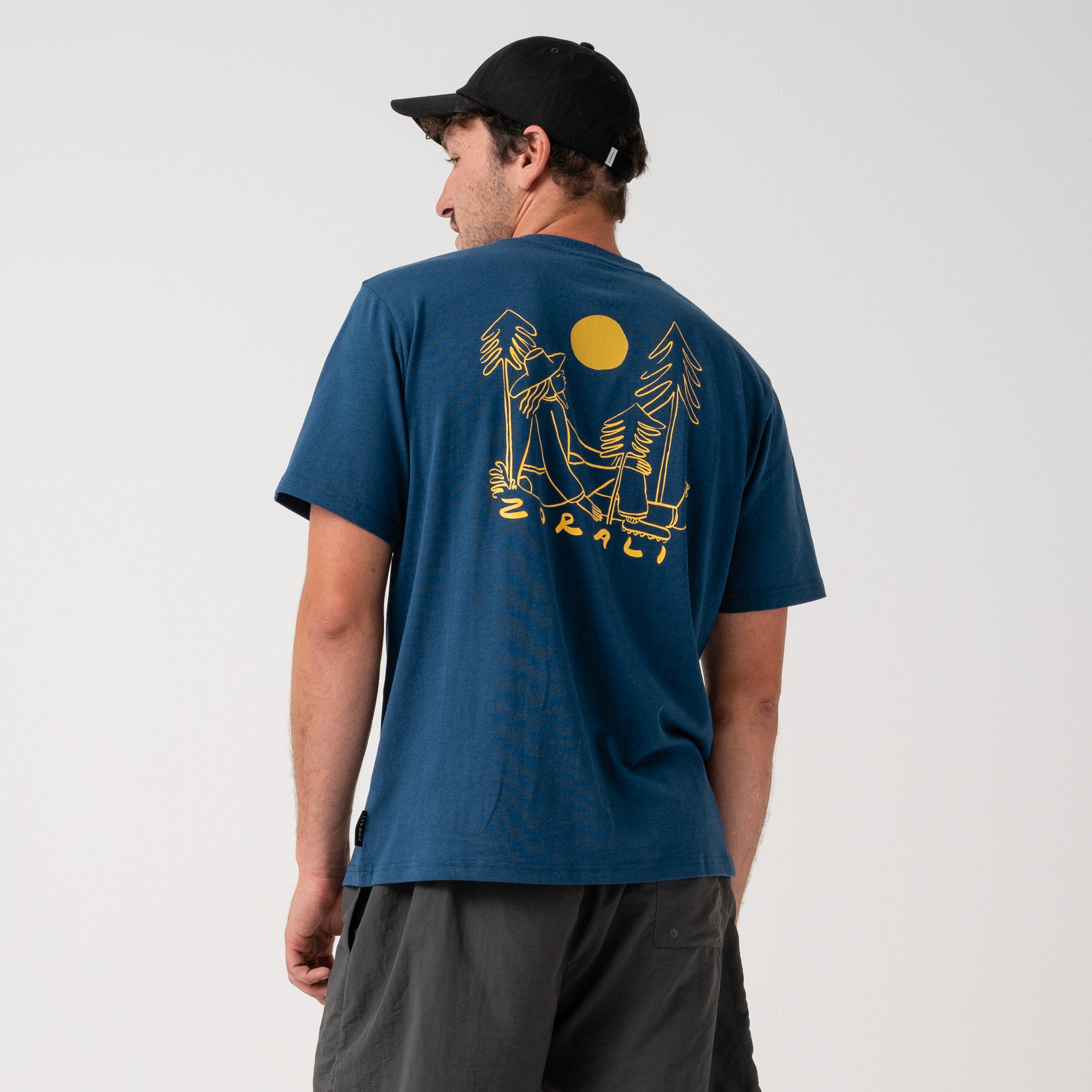 Mens Rest in Nature T-Shirt Indigo