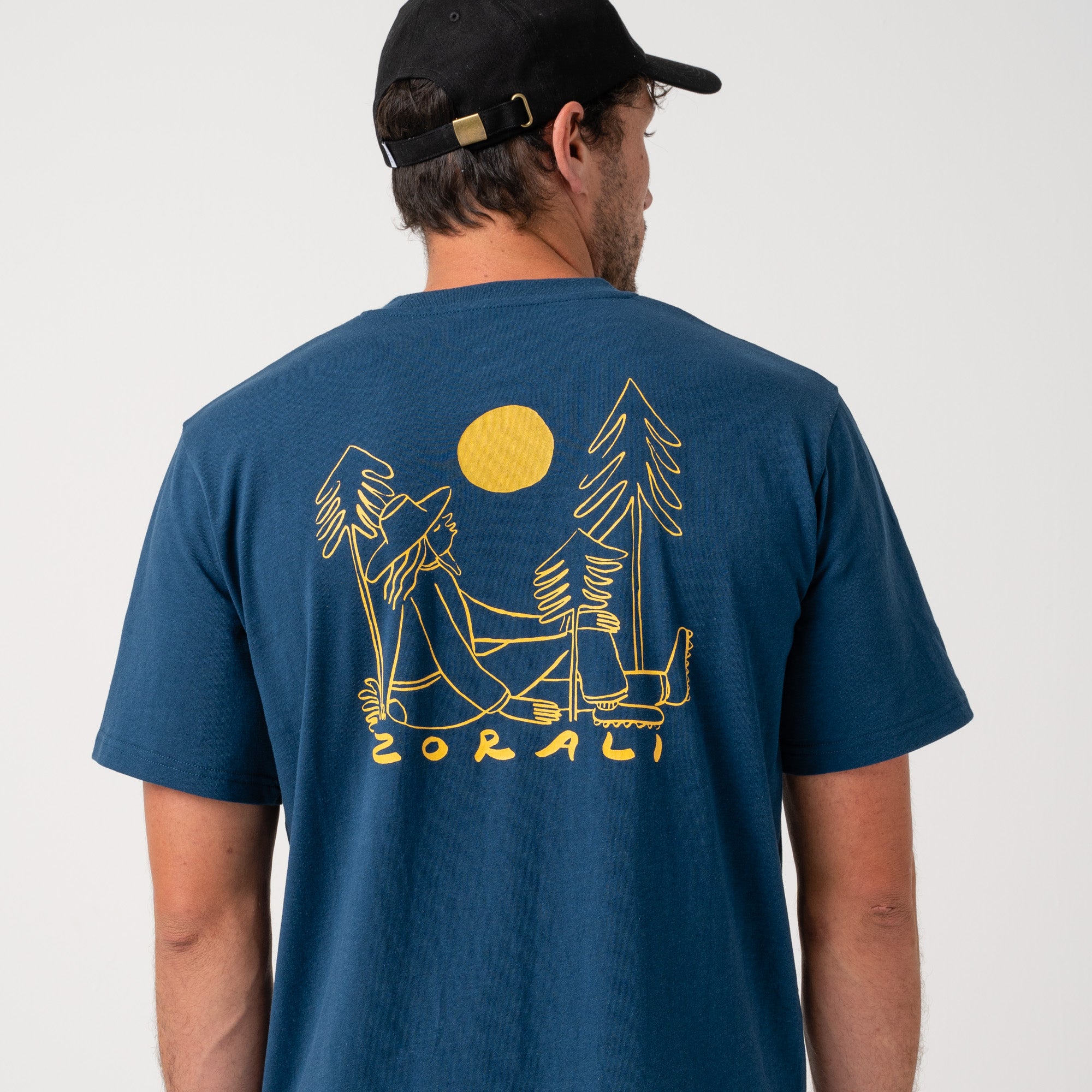 Mens Rest in Nature T-Shirt Indigo